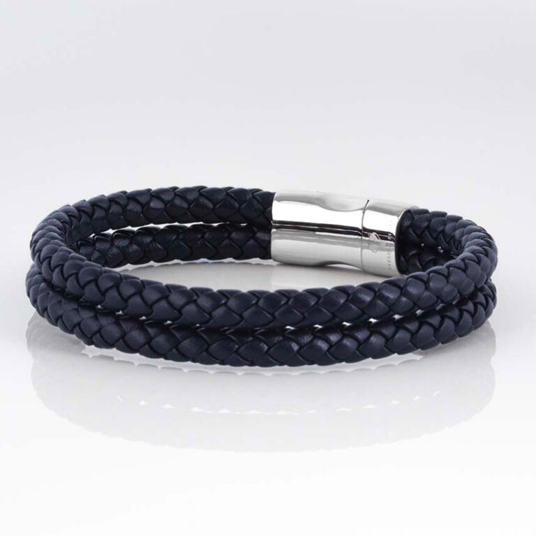 navy-double-braided-leather-bracelet