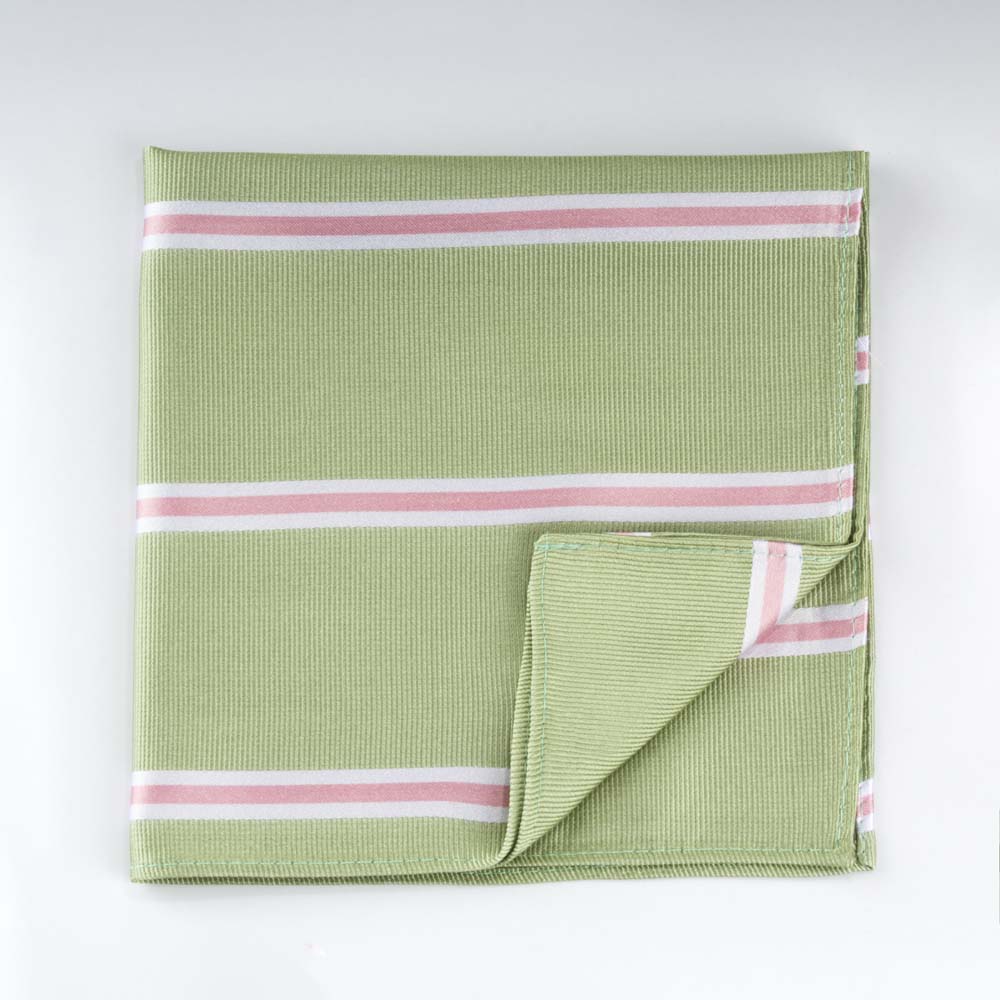 sage-pink-striped-pocket-square