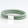 sage-rectangle-double-braided-bracelet