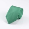 Ribbed Emerald Green Silk Tie