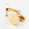 Engraved-Ajax-Football-Gold-Cufflinks