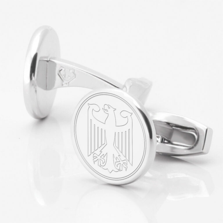 Engraved-Borussia-Dortmund-Football-Silver-Cufflinks