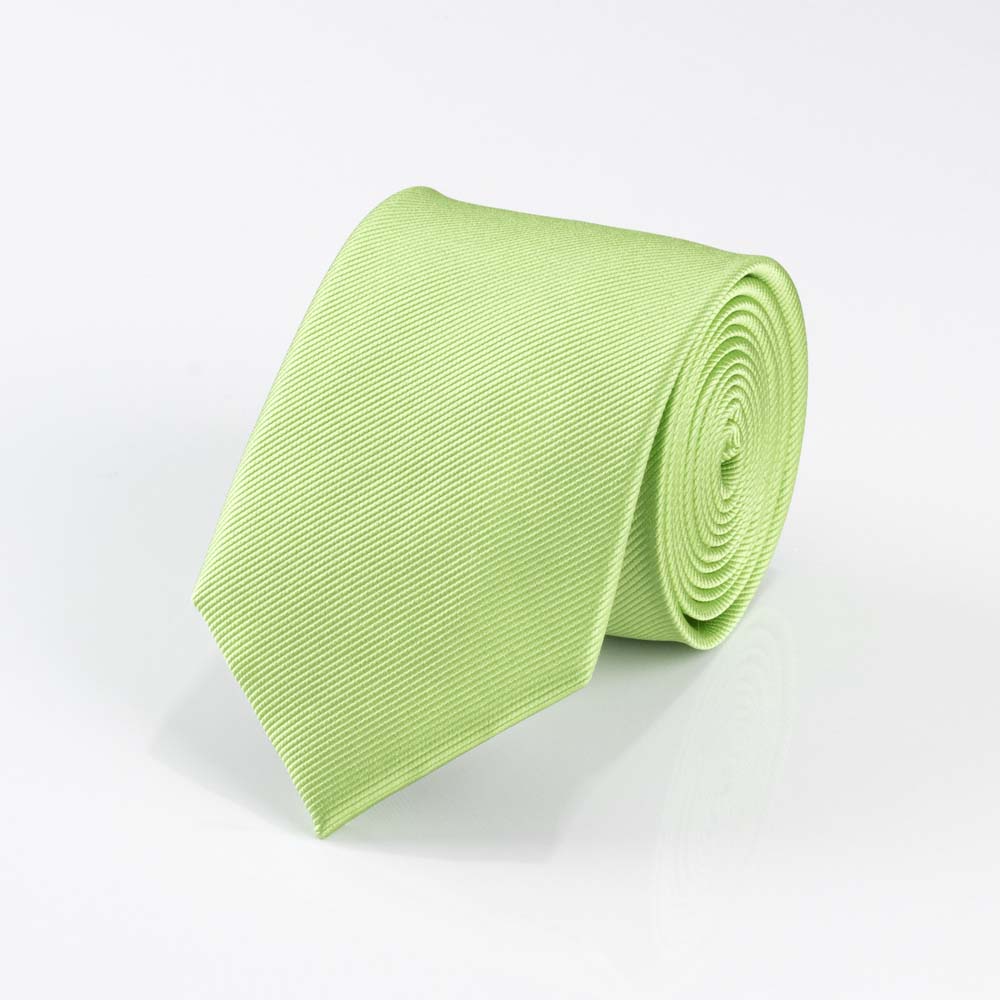 Ribbed Mint Silk Tie