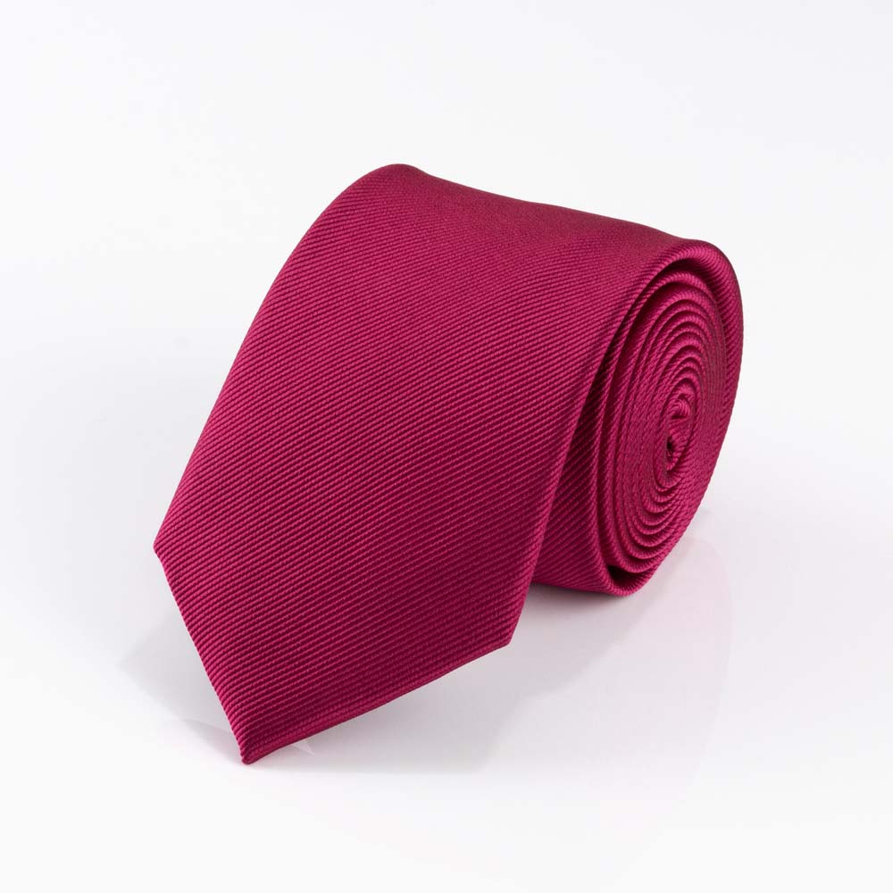 Ribbed Mulberry Silk Tie
