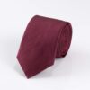 Ribbed Plum Silk Tie