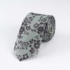 black-and-green-floral-tie