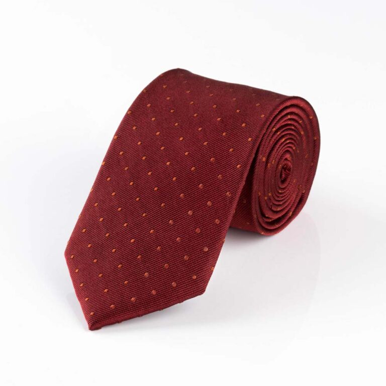 burnt-umber-almond-microdot-tie