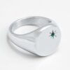 emerald-stainless-steel-ring