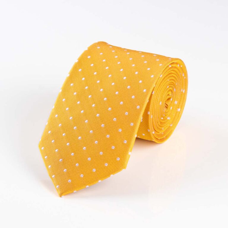 orange-white-microdot-tie