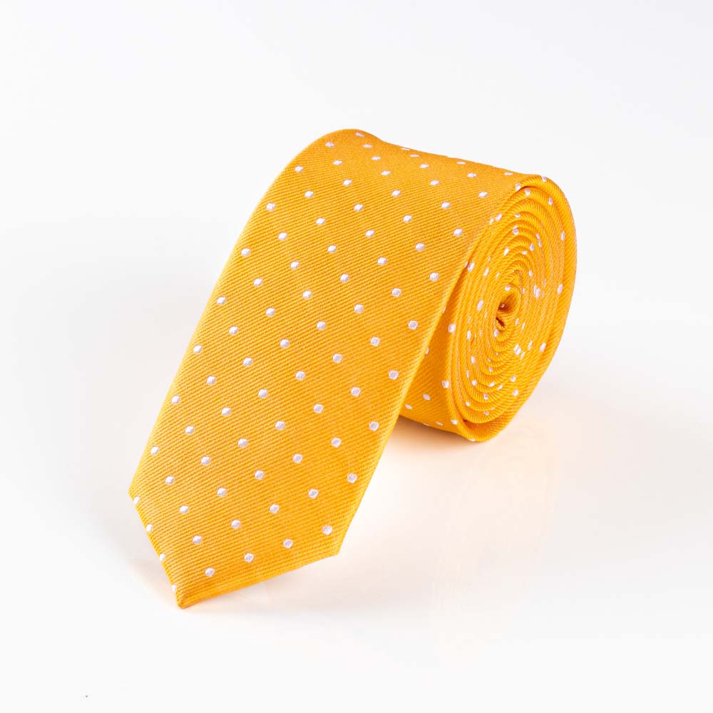 orange-white-microdot-tie-slim