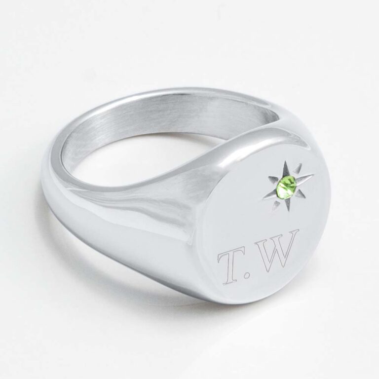 peridot-engraved-stainless-steel-ring