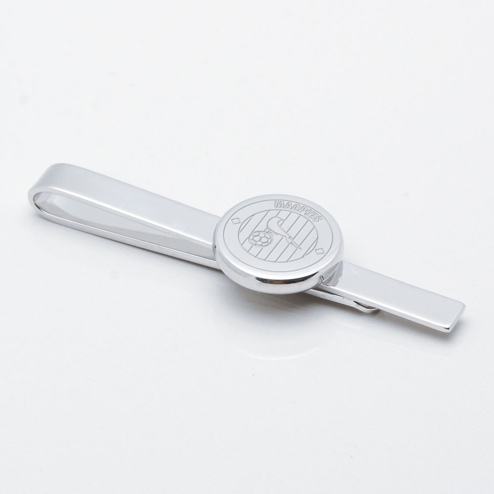 Notts County-Football-Engraved-Silver-Tie-Slide