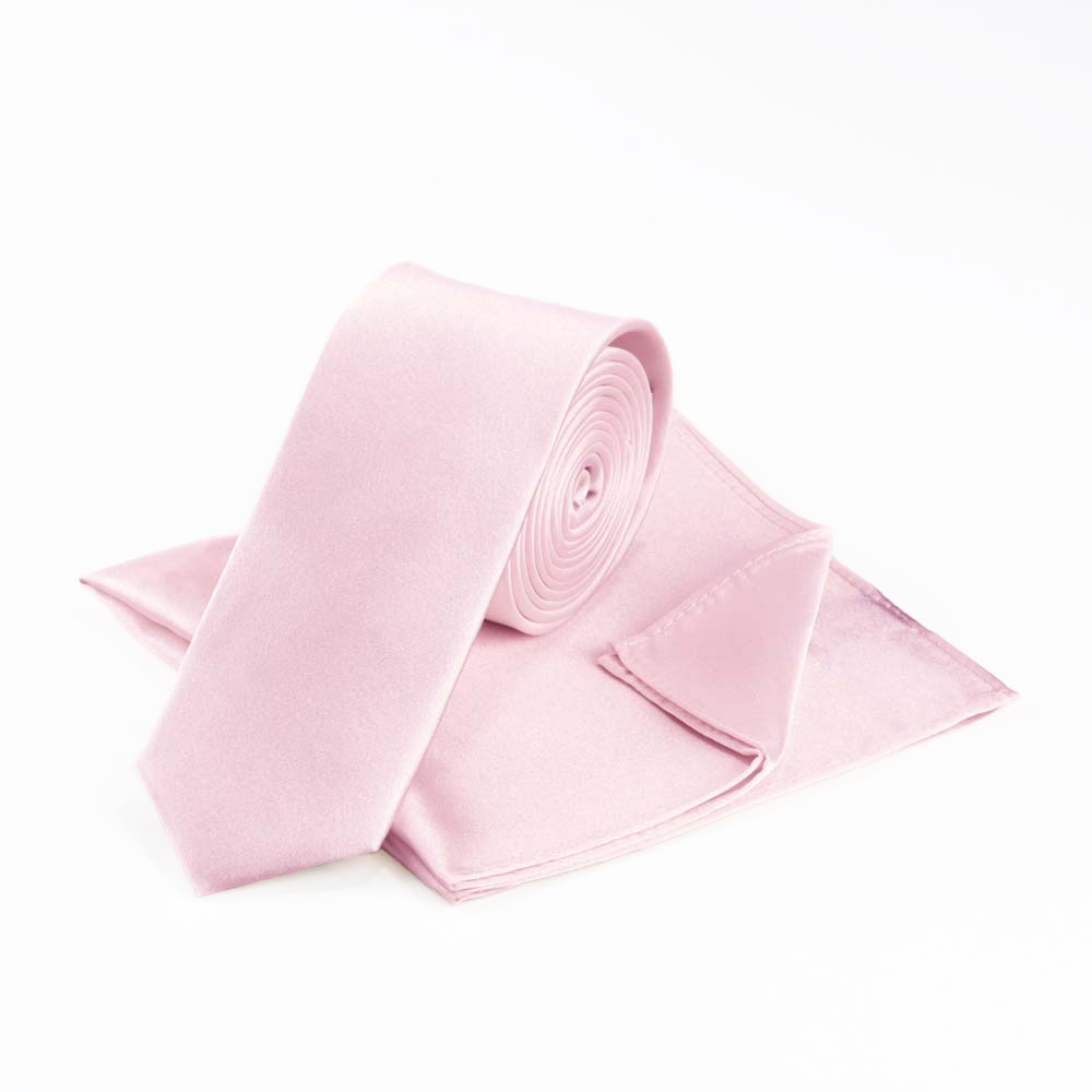 dusty-rose-slim-tie-set