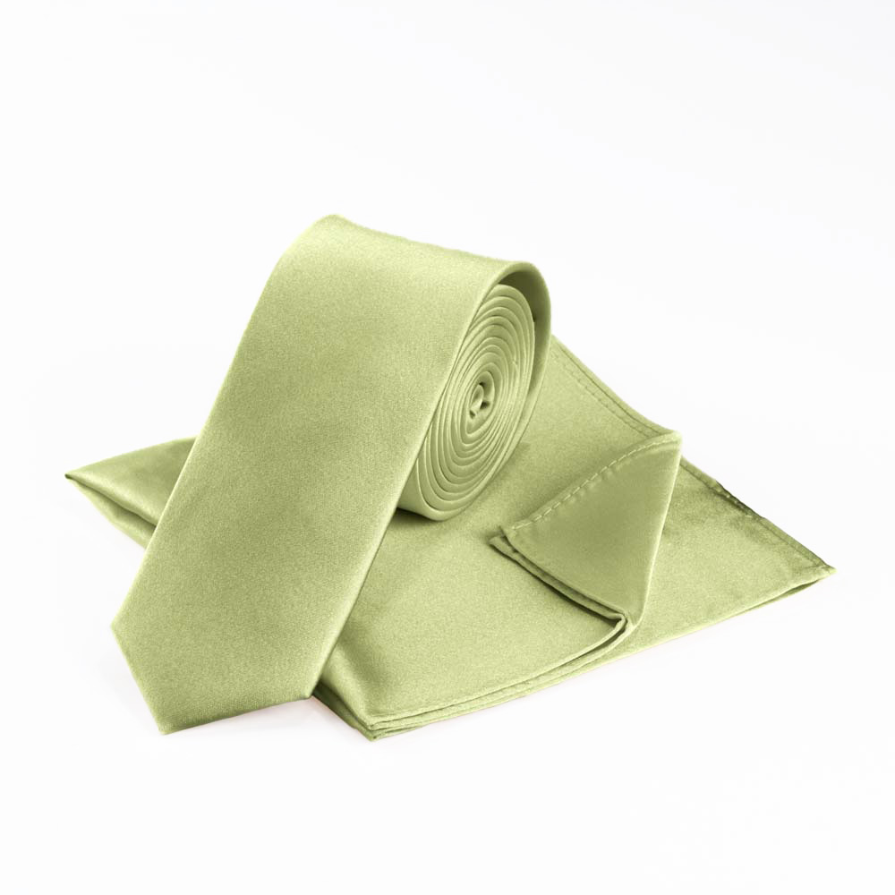 pistachio-slim-tie-set