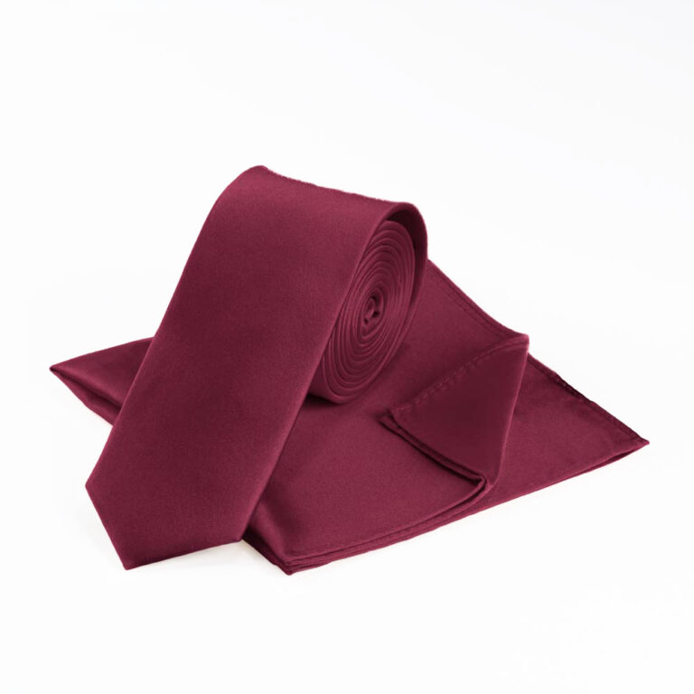 plum-slim-tie-set