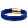 blue-double-braided-bracelet-gold