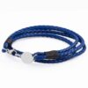 blue-oval-clasp-braided-leather-bracelet