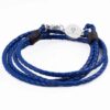 blue-oval-clasp-braided-leather-bracelet