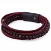 burgundy-beaded-bracelet