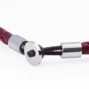 burgundy-super-slim-loop-leather-bracelet