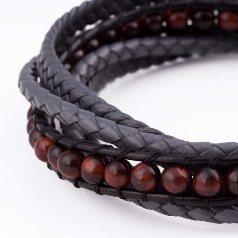 charcoal-beaded-bracelet