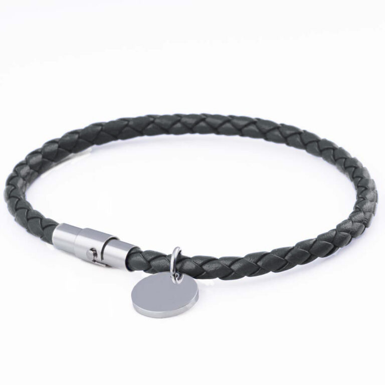 charcoal-charm-leather-bracelet