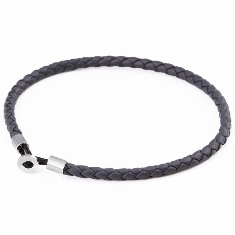 charcoal-super-slim-loop-leather-bracelet