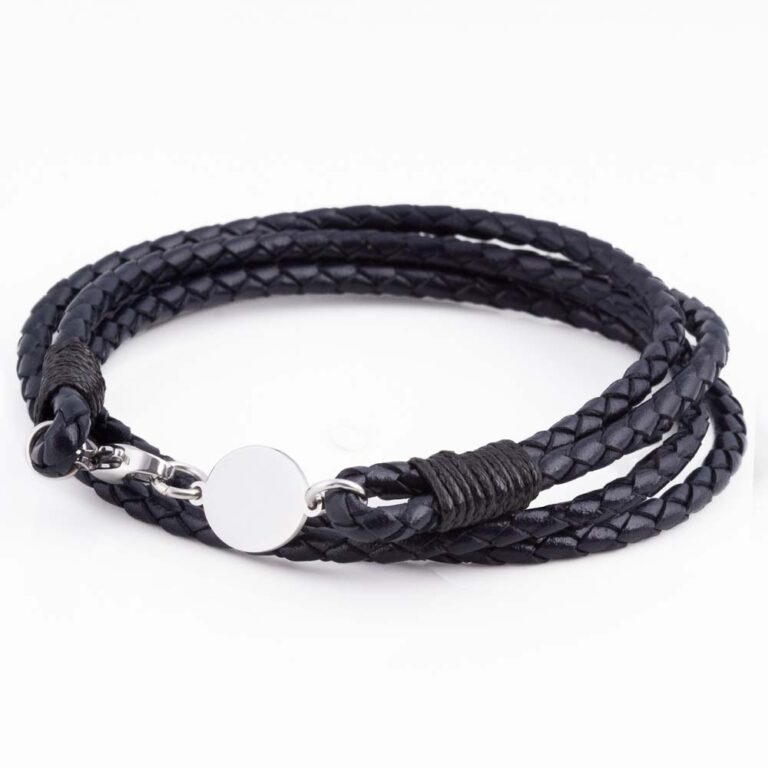 cobalt-oval-clasp-braided-leather-bracelet