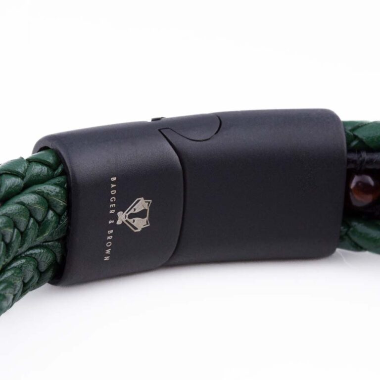 dark-green-beaded-bracelet