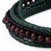 dark-green-beaded-bracelet