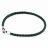 dark-green-super-slim-loop-leather-bracelet
