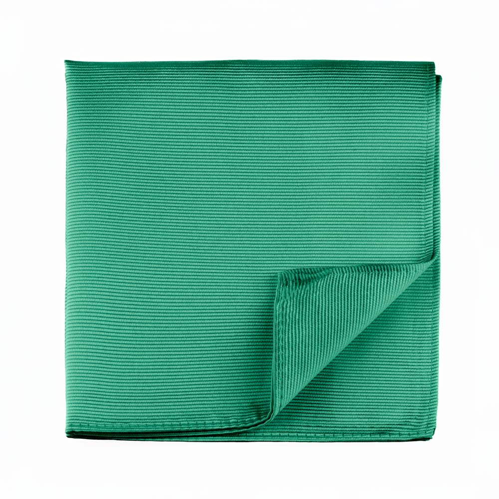 emerald-ribbed-pocket-square