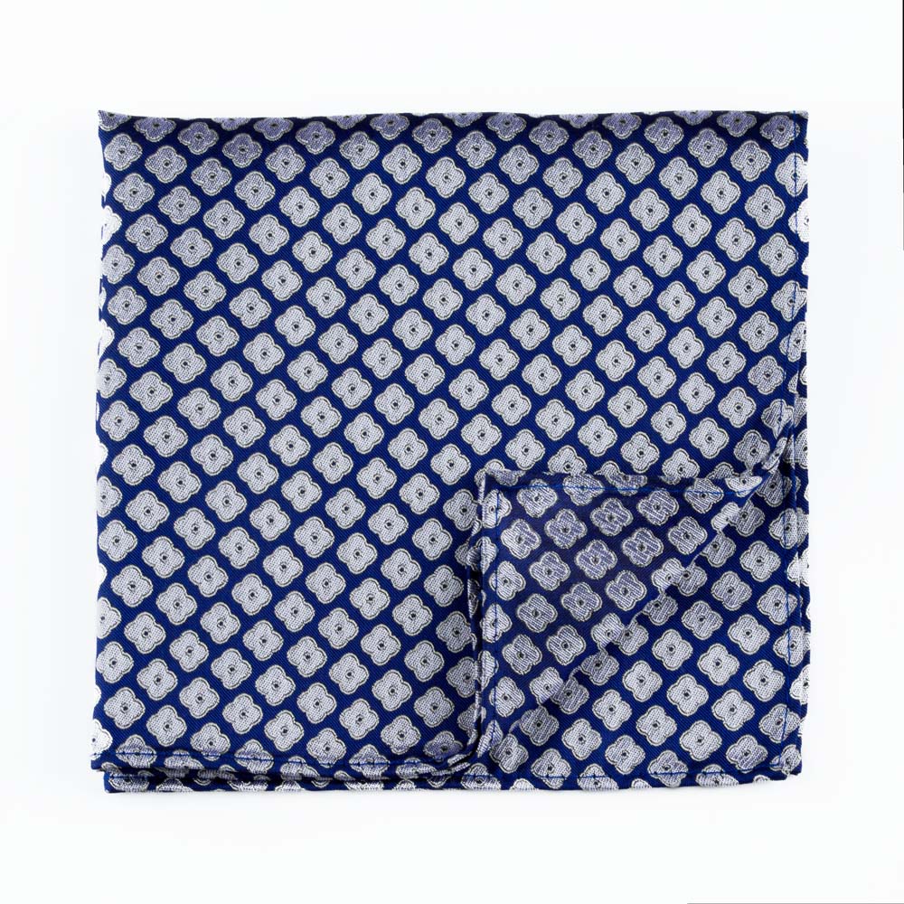 geo-square-midnight-blue-ivory-pocket-square