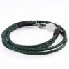 green-oval-clasp-braided-leather-bracelet