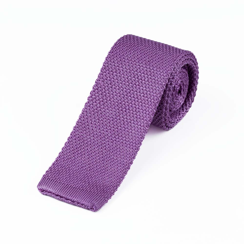 mauve-knitted-tie