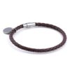 mocha-charm-leather-bracelet