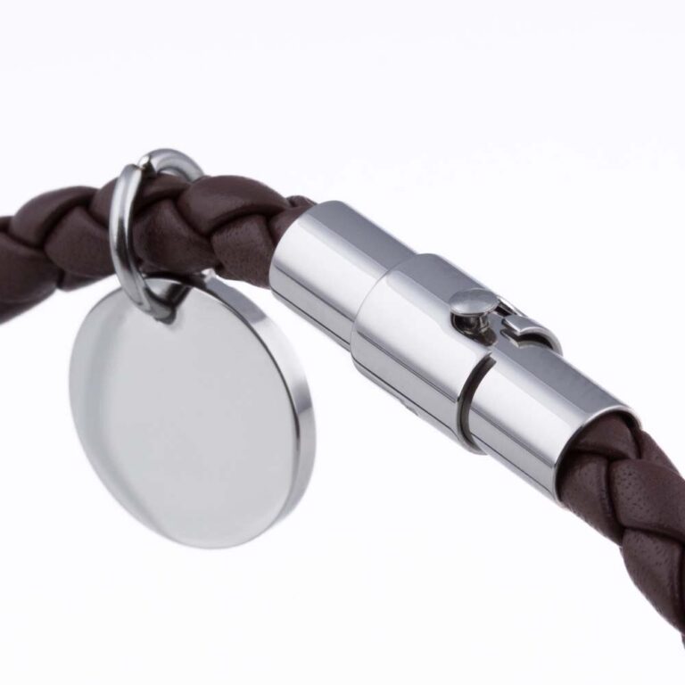 mocha-charm-leather-bracelet