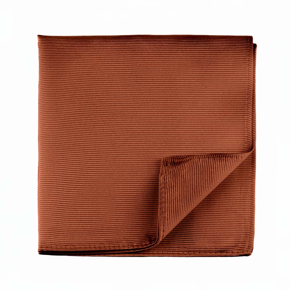 mocha-ribbed-pocket-square