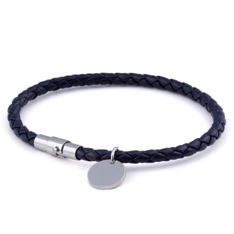 navy-charm-leather-bracelet