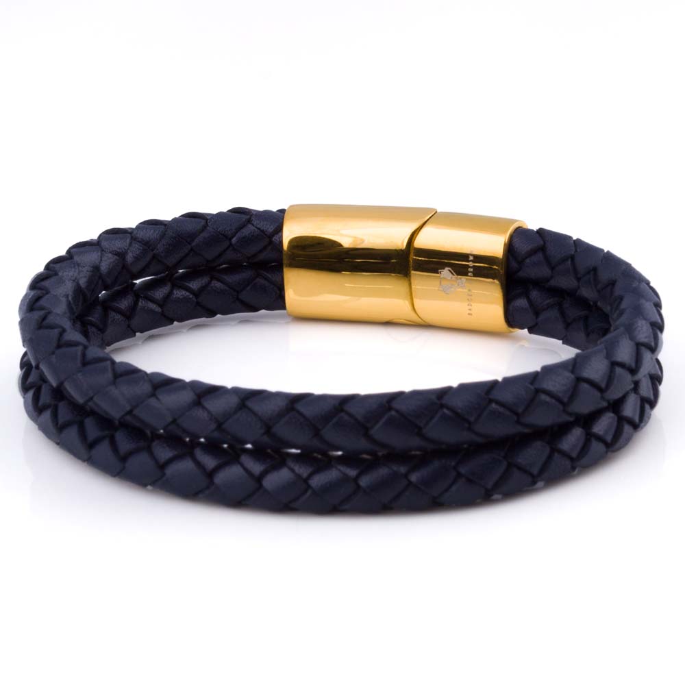 navy-double-braided-bracelet-gold