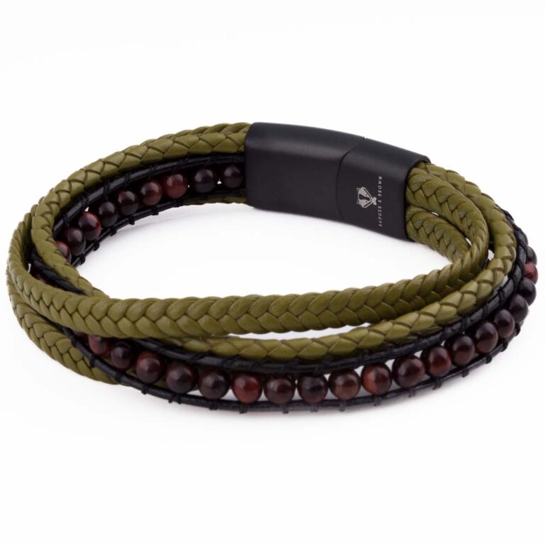 olive-beaded-bracelet