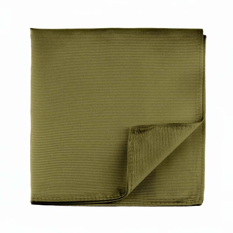 olive-ribbed-pocket-square