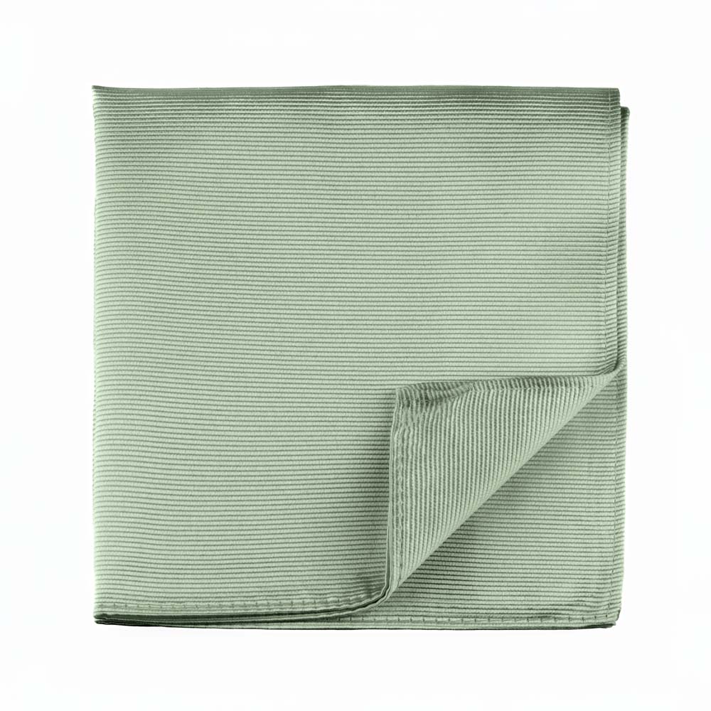 sage-ribbed-pocket-square