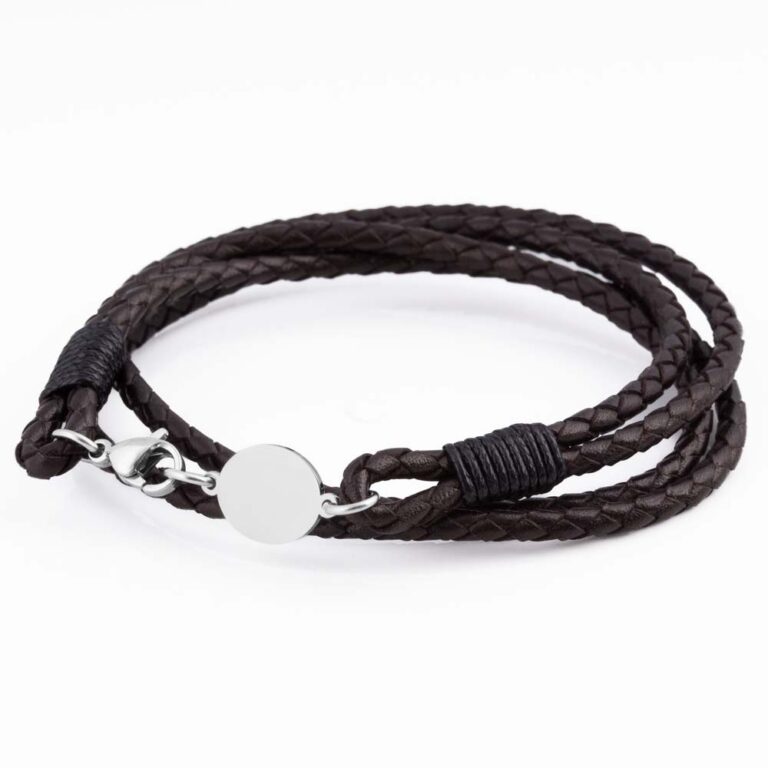 walnut-oval-clasp-braided-leather-bracelet