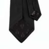 black-ribbed-skinny-tie