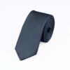 charcoal-ribbed-slim-tie