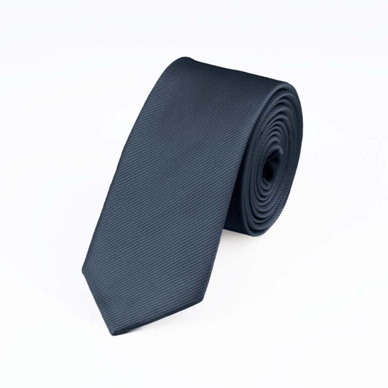 charcoal-ribbed-slim-tie