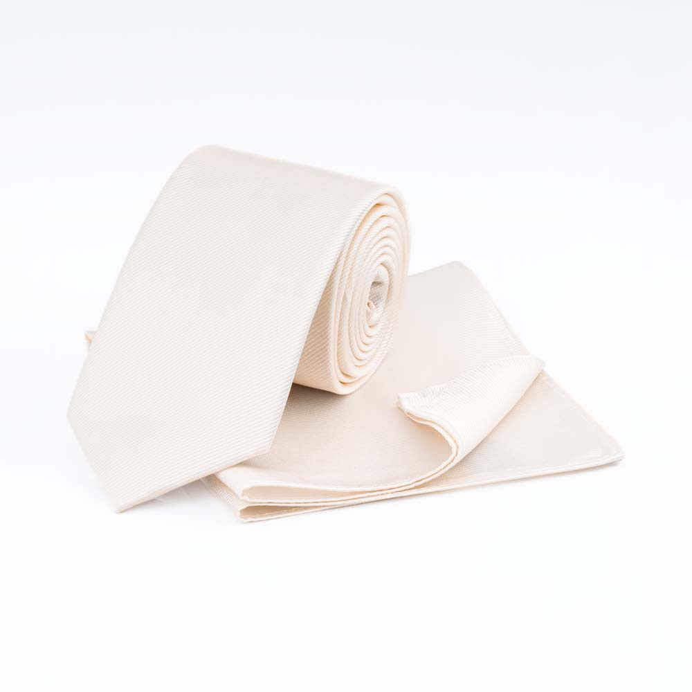 ivory-ribbed-tie-pocket-square-set