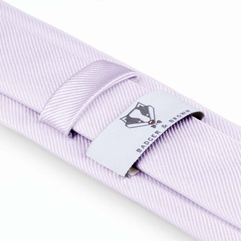 lavender-ribbed-skinny-tie