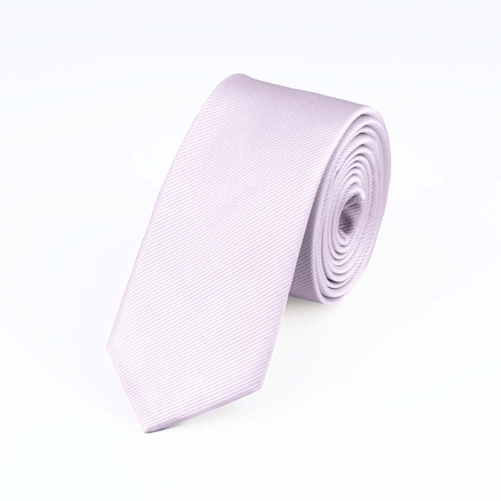 lavender-ribbed-slim-tie